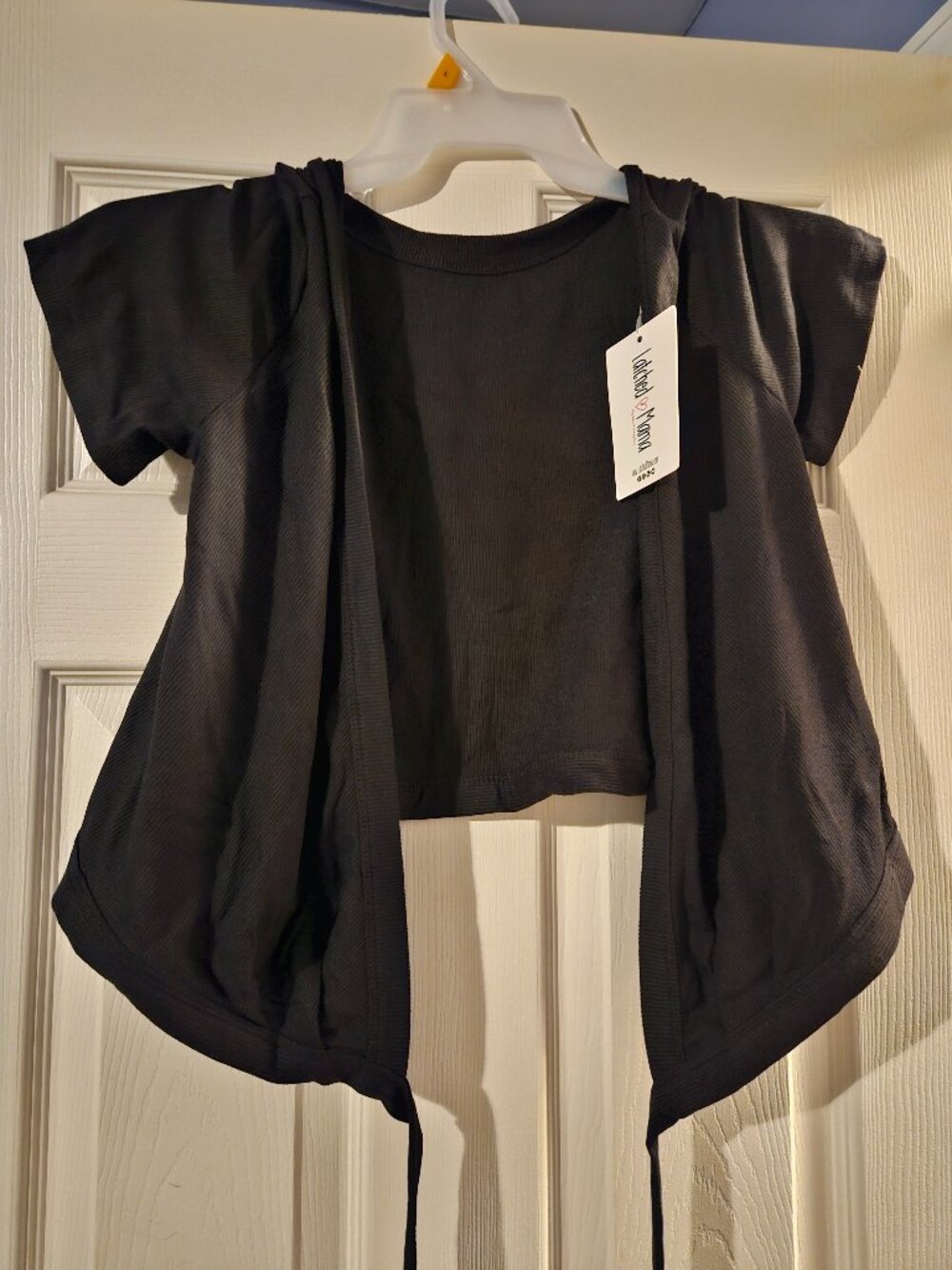 Latched mama wrap sweater